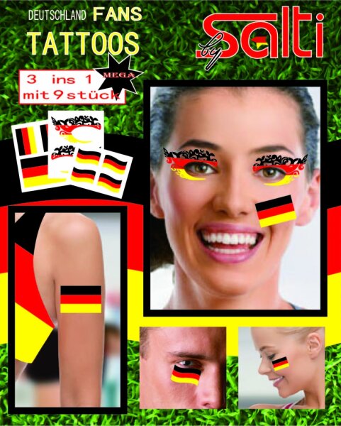 Deutschland Fan Tattoo FT-D-05